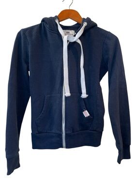 Reflex Women's Blue Full Zip Sweatshirt Hoodie Size: Small